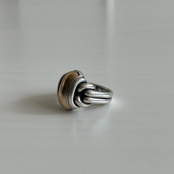 Bold!! Impressive!!! Retired james avery knotted dome ring - Picture 3 of 9